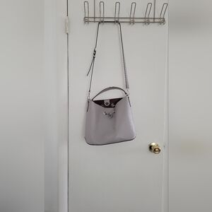 Kate Spade Elegant Gray Shoulder Bag